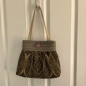 Women’s Dorit Collection Elegant Paisley Brocade Shoulder Bag